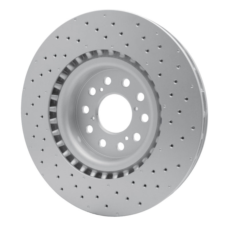 Honda Civic Brake Rotor (1) - Front - R1 Concepts - GEOSPEC Coated - Drilled - `17-`25